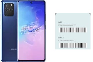 Como ver o código IMEI em Galaxy S10 Lite