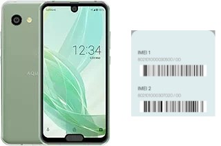 Como ver o código IMEI em Aquos R2 compact