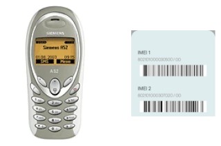 Como ver o código IMEI em Siemens A52