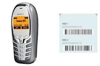 Como ver o código IMEI em Siemens A57