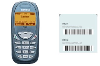 Como ver o código IMEI em Siemens C55