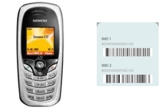 Como ver o código IMEI em Siemens C72