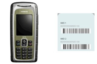 Como ver o código IMEI em Siemens M75