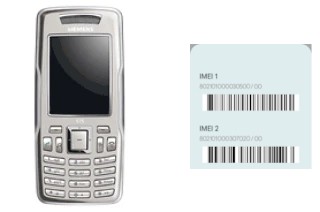 Como ver o código IMEI em Siemens S75