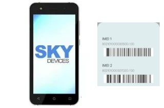 Como ver o código IMEI em Sky Devices Elite Photo Pro