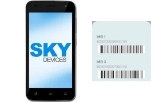 Como ver o código IMEI em Sky Elite 4-5P