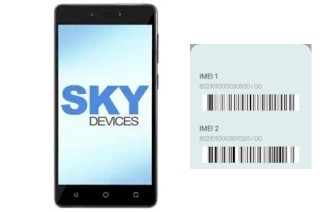 Como ver o código IMEI em Sky Elite 5-0P