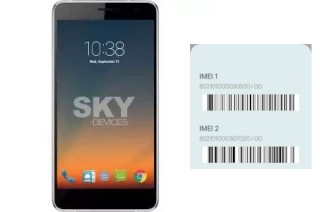 Como ver o código IMEI em Sky Elite 6-0L Plus