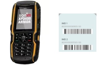 Como ver o código IMEI em XP3400 Armor