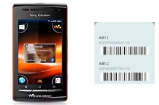 Como ver o código IMEI em Sony Ericsson W8