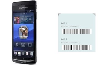 Como ver o código IMEI em Xperia Arc