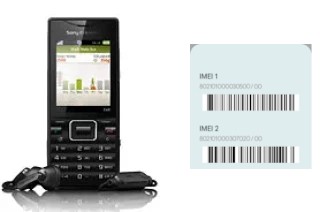 Como ver o código IMEI em Sony Ericsson Elm