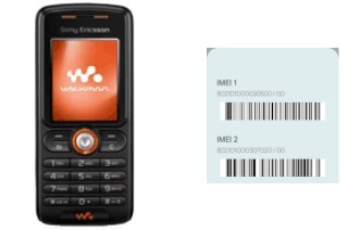 Como ver o código IMEI em W200