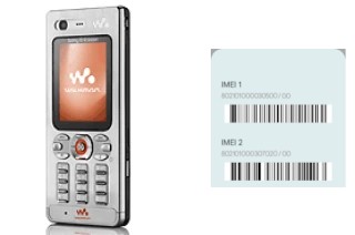 Como ver o código IMEI em W880