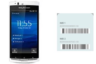 Como ver o código IMEI em Xperia Arc S