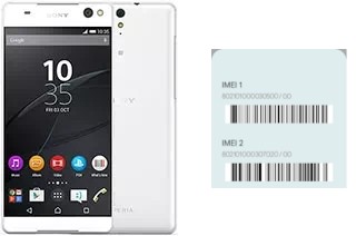 Como ver o código IMEI em Xperia C5 Ultra Dual