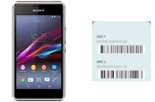 Como ver o código IMEI em Xperia E1 dual