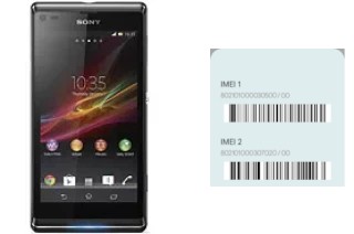 Como ver o código IMEI em Xperia L