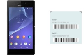 Como ver o código IMEI em Xperia M2 Aqua