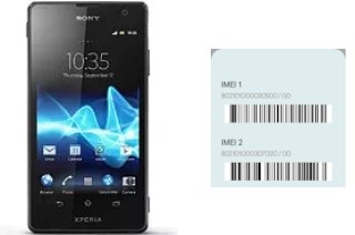 Como ver o código IMEI em Xperia TX