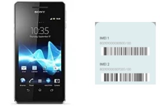 Como ver o código IMEI em Xperia V