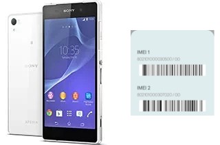 Como ver o código IMEI em Xperia Z2