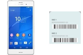 Como ver o código IMEI em Xperia Z3 Dual