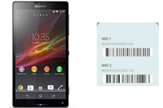 Como ver o código IMEI em Xperia ZL