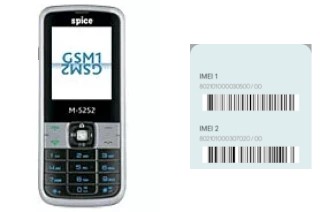 Como ver o código IMEI em M-5252