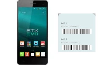 Como ver o código IMEI em STX EVO