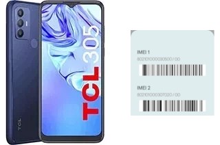 Como ver o código IMEI em TCL 305