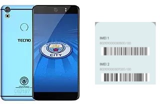 Como ver o código IMEI em Camon CX Manchester City LE