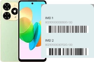 Como ver o código IMEI em Spark 20P