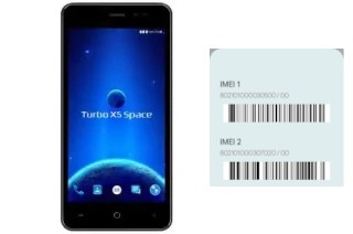 Como ver o código IMEI em Turbo X5 Space