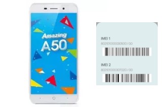 Como ver o código IMEI em Amazing A50