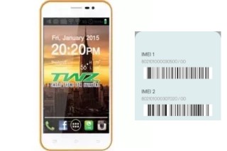 Como ver o código IMEI em TWZ QQ1