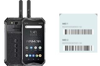 Como ver o código IMEI em Armor 3WT