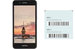 Como ver o código IMEI em Venus V3 5020