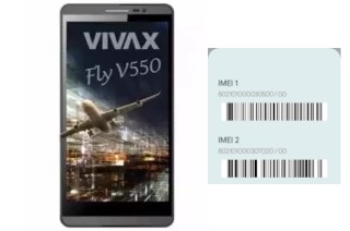 Como ver o código IMEI em Fly V550