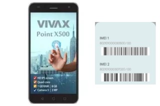 Como ver o código IMEI em Point X500