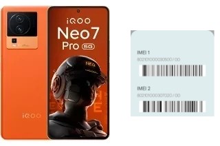 Como ver o código IMEI em iQOO Neo 7 Pro