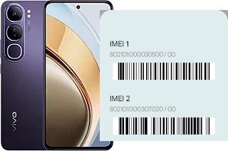 Como ver o código IMEI em V40 Lite (IDN)