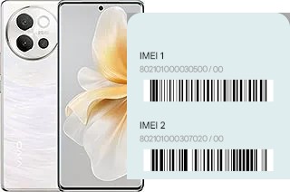 Como ver o código IMEI em V40 Lite