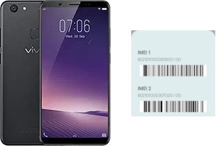 Como ver o código IMEI em vivo V7+