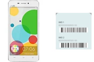 Como ver o código IMEI em vivo X5