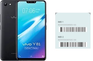 Como ver o código IMEI em vivo Y81