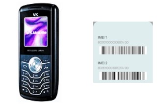 Como ver o código IMEI em VK200