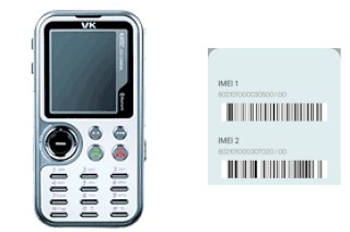 Como ver o código IMEI em VK2200