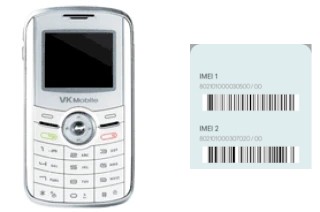 Como ver o código IMEI em VK5000