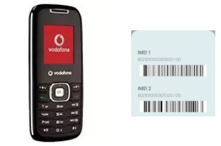 Como ver o código IMEI em Vodafone 226